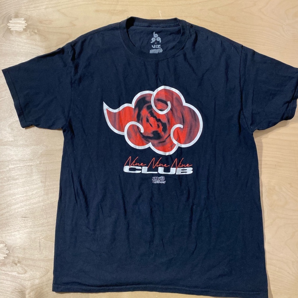 Naruto Shippuden Black Graphic T-Shirt Large (EX) - Picture 6 of 11
